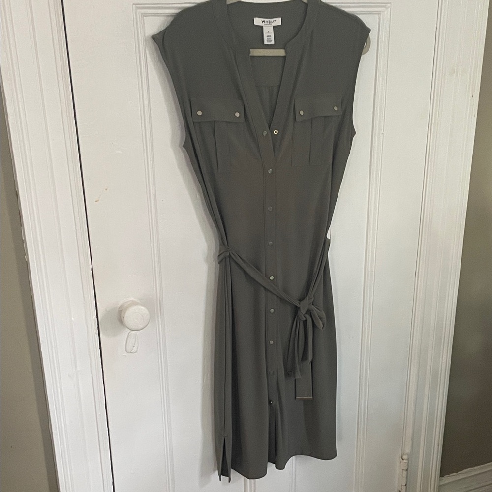 White House Black Market Khaki Blouse